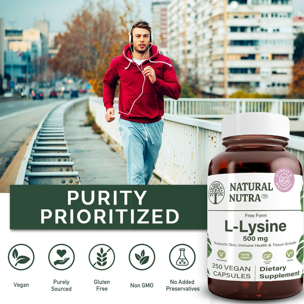 Calcium absorption support and bone development with L-Lysine HCl