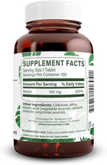 Natural Nutra Niacin tablets close-up showing smooth texture for daily use