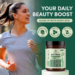 Natural Rems Sea Moss Gummies green-apple flavor invites daily use.
