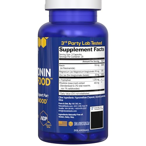 Natural Stacks product card highlighting key ingredients and benefits