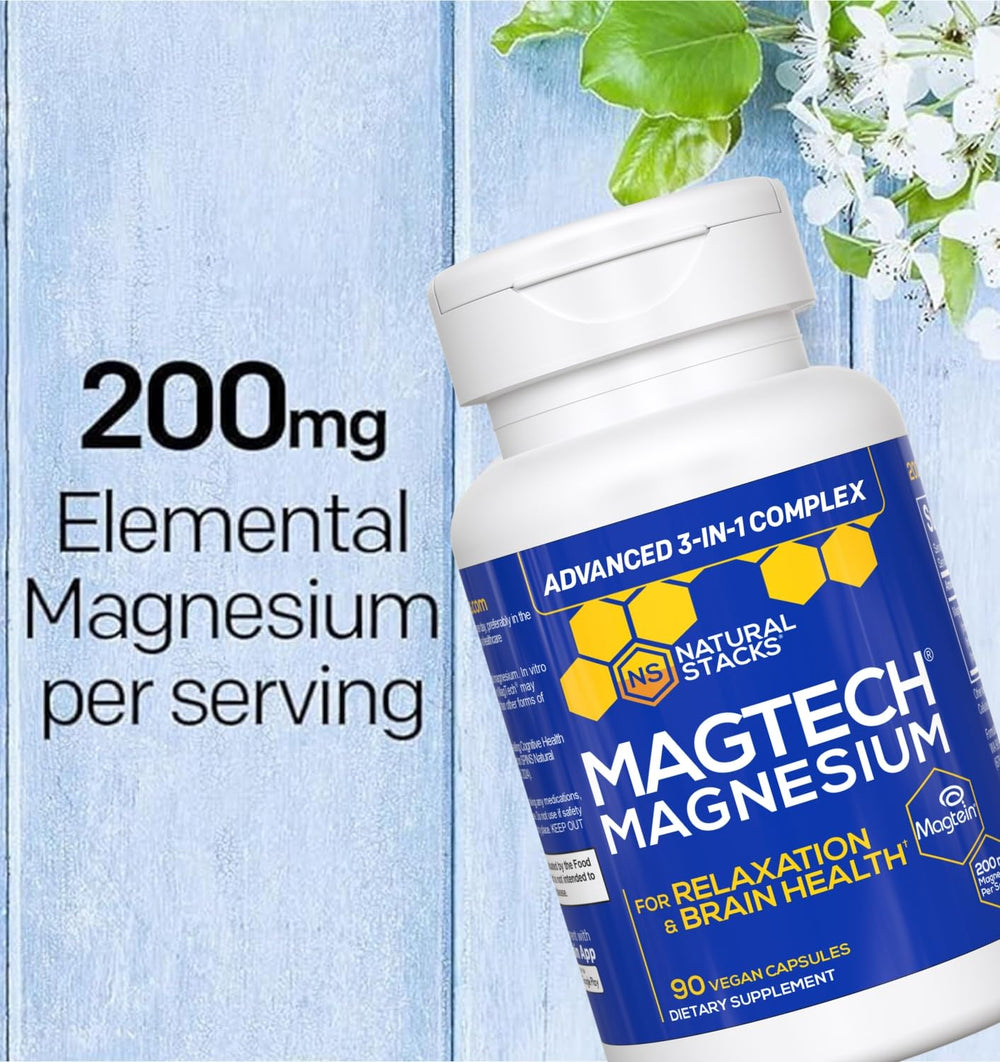 Science-themed image illustrating MagTech brain health concept.