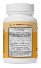Natural Wellness Cholesterol Support heart-health visual highlights balanced lipids for wellbeing.