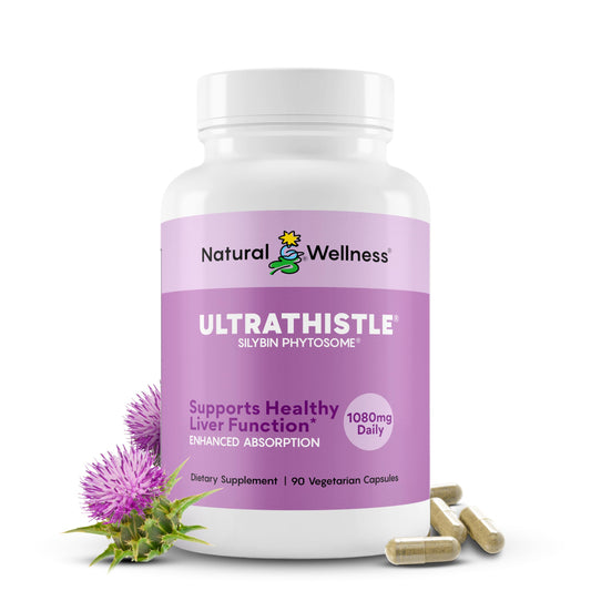 Natural Wellness UltraThistle bottle-front for liver support