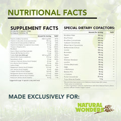 Natural Wonders Life Mate capsules being poured to illustrate convenient daily use.