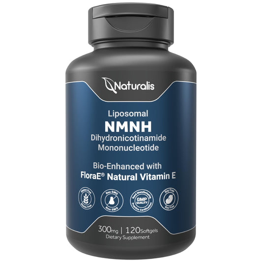 Naturalis NMNH 300mg bottle—easy daily supplementation for youthful vitality.