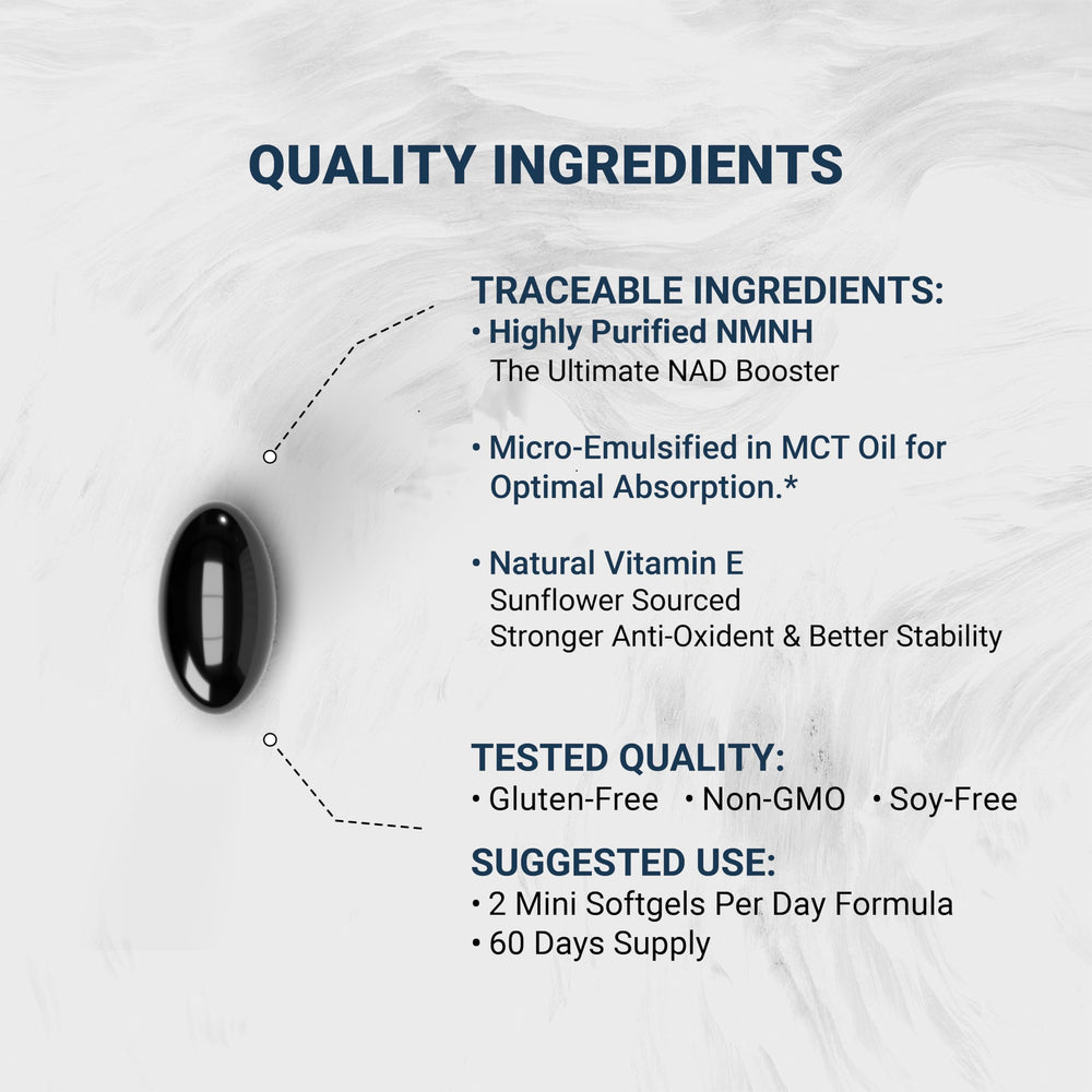 Naturalis NMNH bottle label—clear ingredients and benefits for informed choices.