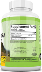 NaturalisimoLife Chanca Piedra GMP label indicating vegan, non-GMO ingredients.