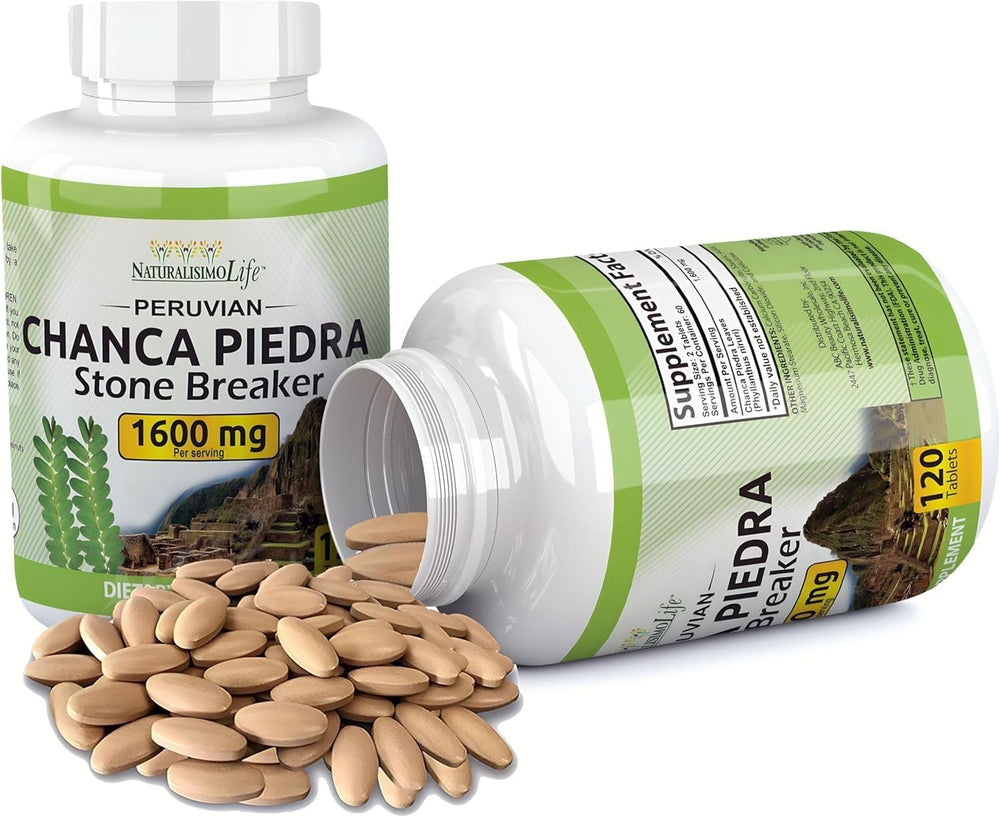 NaturalisimoLife Chanca Piedra Peruvian herb origin highlighting natural sourcing.