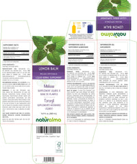 Naturalma lemon balm drops close-up for easy daily dosing