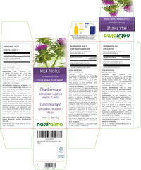 Naturalma Milk Thistle tincture pour bottle shows easy dosing.