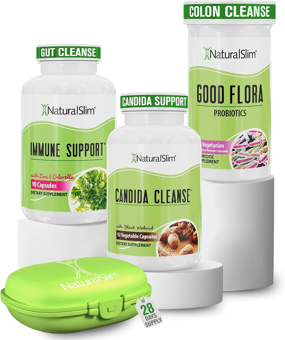 NaturalSlim Candiseptic bottle front promoting digestive balance