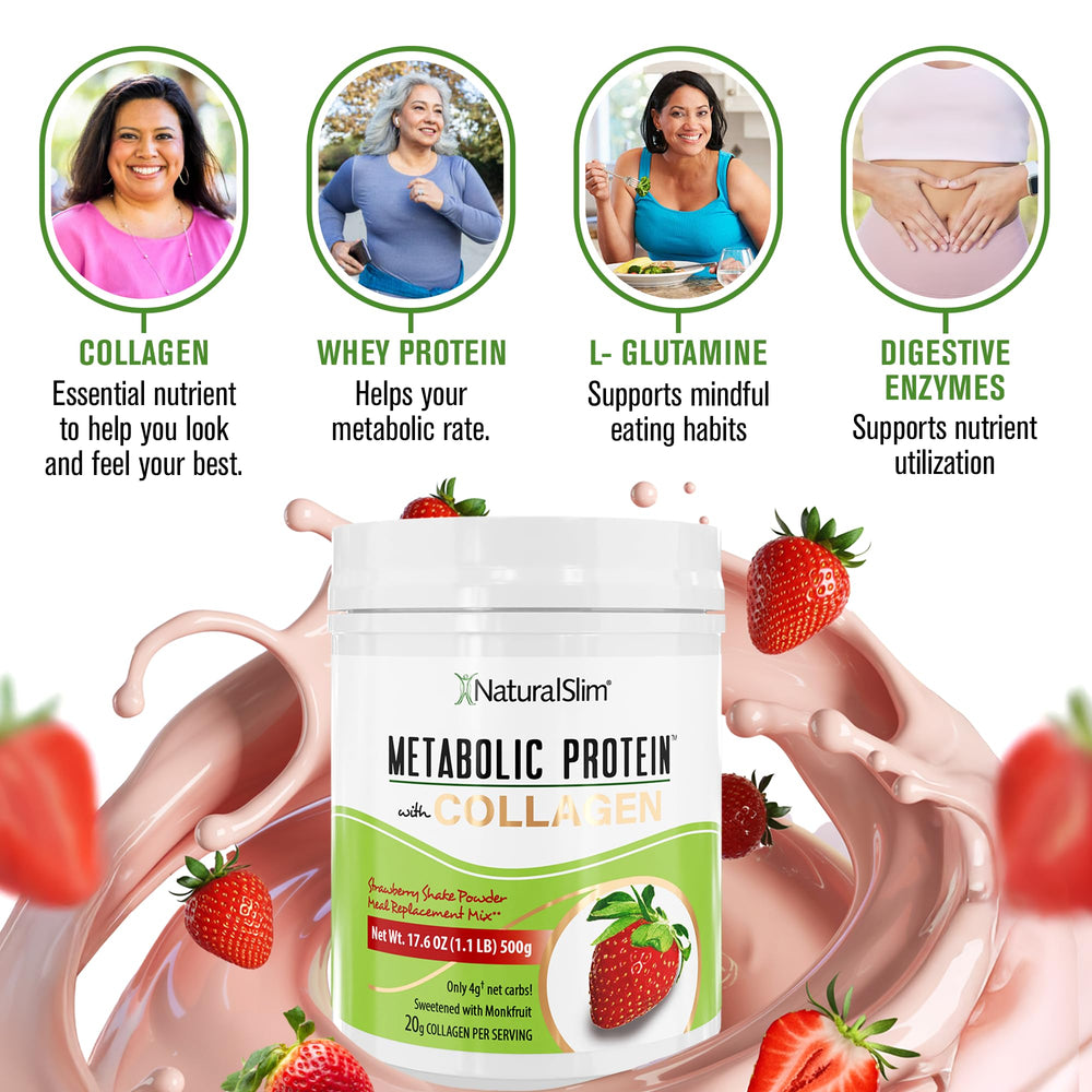 NaturalSlim Collagen Creamy Texture Mix emphasizing smooth blending.