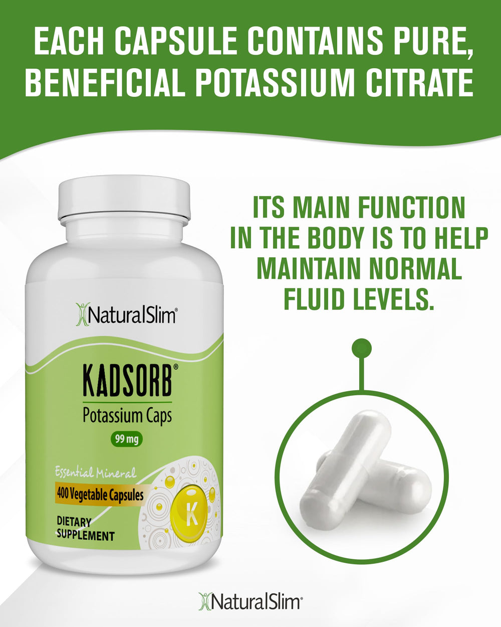 NaturalSlim Kadsorb daily-use image suggests an effortless routine for ongoing electrolyte support.