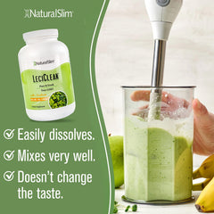 NaturalSlim LeciClean smoothie-mix demonstrates emulsification for creamy textures.