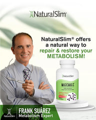 NaturalSlim MagicMag C bottle highlighting electrolyte balance for active days