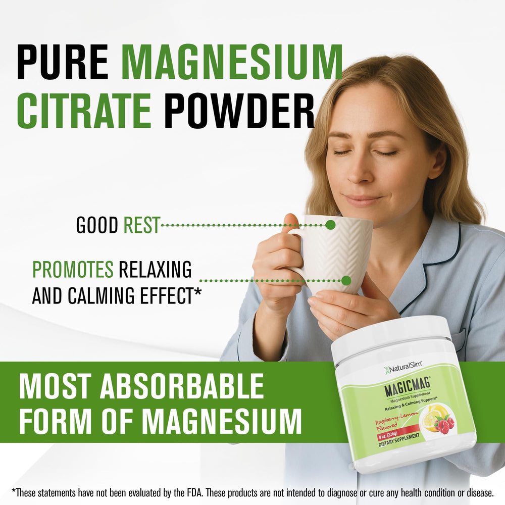 NaturalSlim MagicMag in a glass demonstrating easy preparation and versatile use.