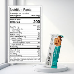 NaturalSlim whey protein close-up showing texture and chocolate chips