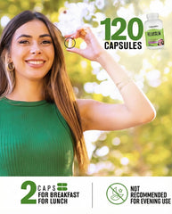 NaturalSlim Relaxslim ingredients list highlighting 21 natural compounds