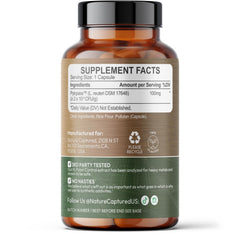Nature Captured Pylopass DSM17648 patented strain label on packaging