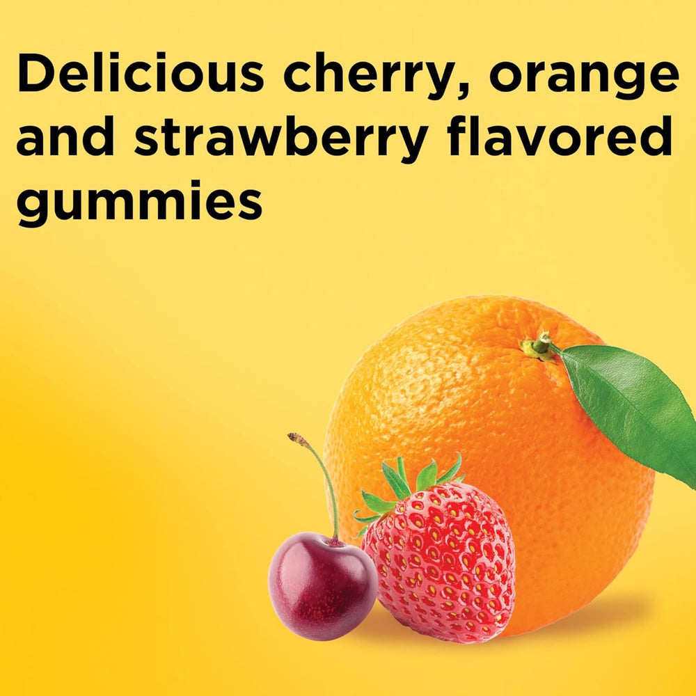 Nature Made Calcium Adult Gummies pack of 3 shown for long-lasting supply.
