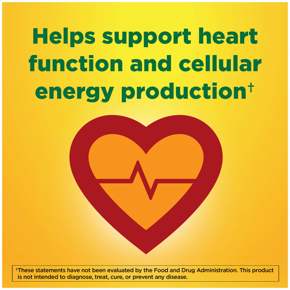Nature Made CoQ10 200 mg softgels no artificial flavors and colors