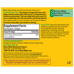 Nature Made Vitamin D3 5000 IU immune support scene highlights benefits