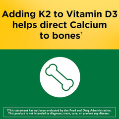 Nature Made Vitamin D3 K2 softgels close-up emphasizing capsule texture