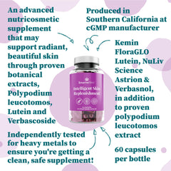 Nature Restore Astrion capsule close-up suggesting collagen-related activity data