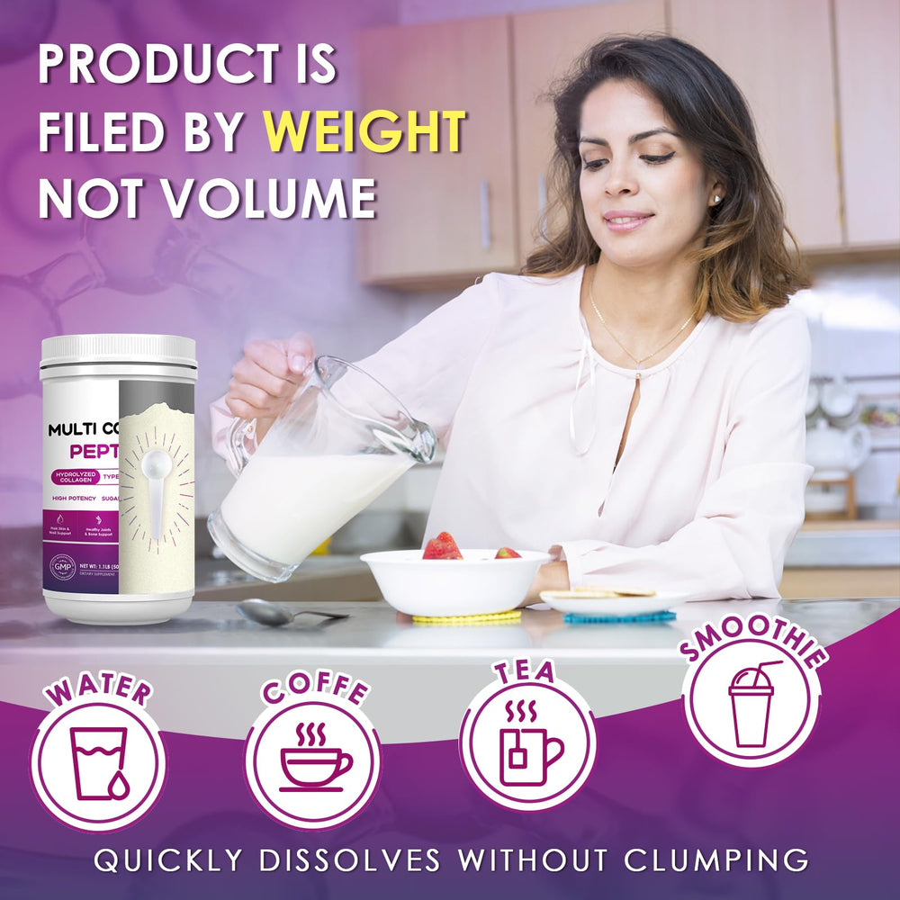 Skin, hair, nails, and joints benefits highlighted for everyday vitality.