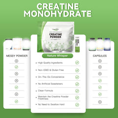 Nature Whisper third-party tested creatine for quality and safety