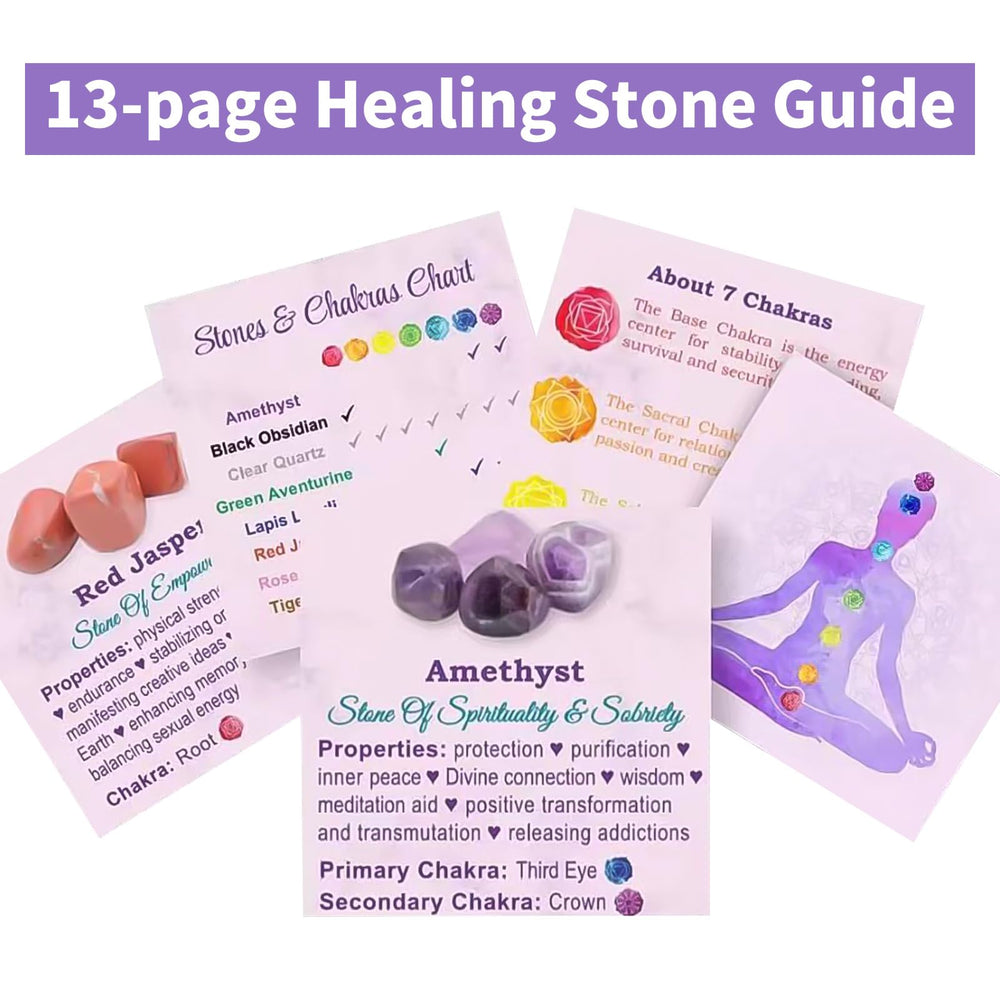 Nature Wonders 8 Worry Stones palm stones varied colors and tactile texture
