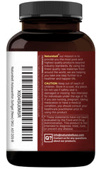 NatureBell allergen-free bottle label highlighting safe ingredients