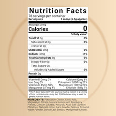NatureBell Electrolytes Powder lemon raspberry flavor label highlighting keto-friendly sugar-free option