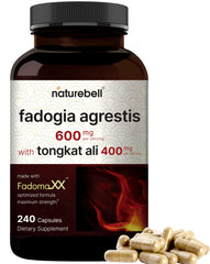 NatureBell Fadogia Agrestis bottle, high-strength formula for daily vitality.
