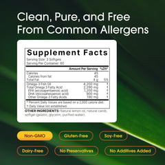 NatureBell Omega-3 ingredients-list highlighting EPA and DHA content