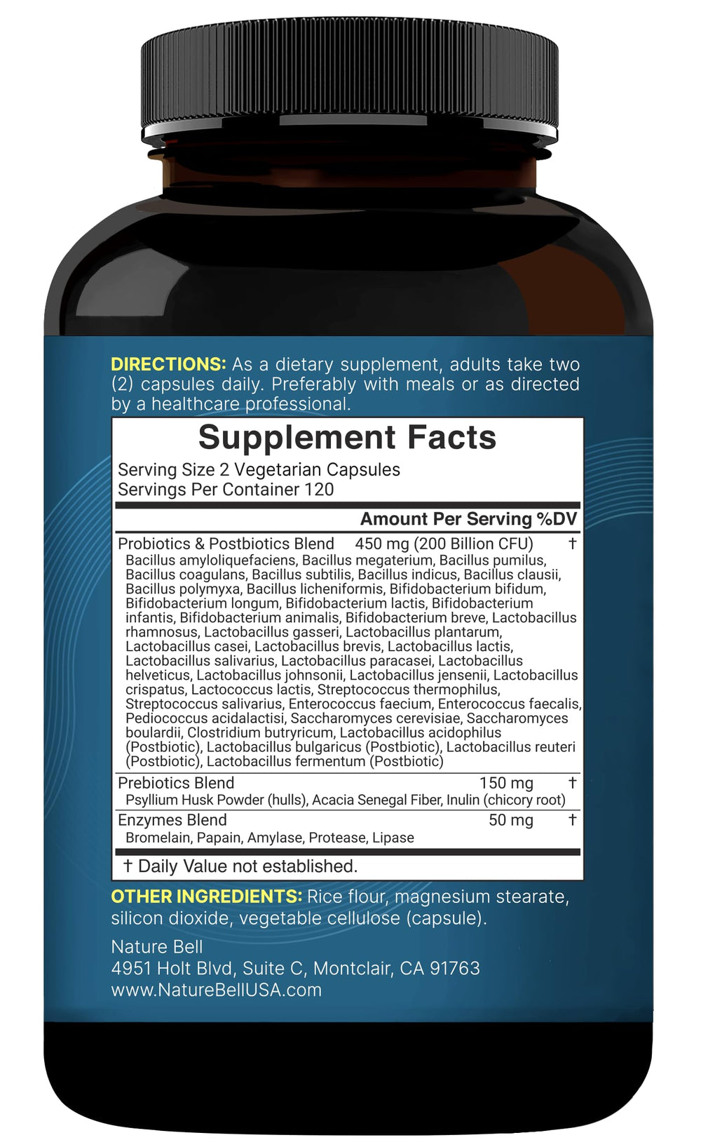 NatureBell third-party lab-tested seal indicates safety and potency verification.