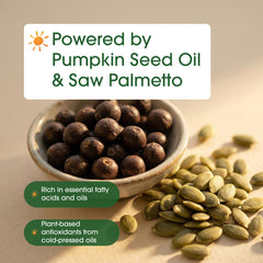 NatureBell Pumpkin Seed Oil bottle on shelf signals non-GMO and gluten-free formulation.