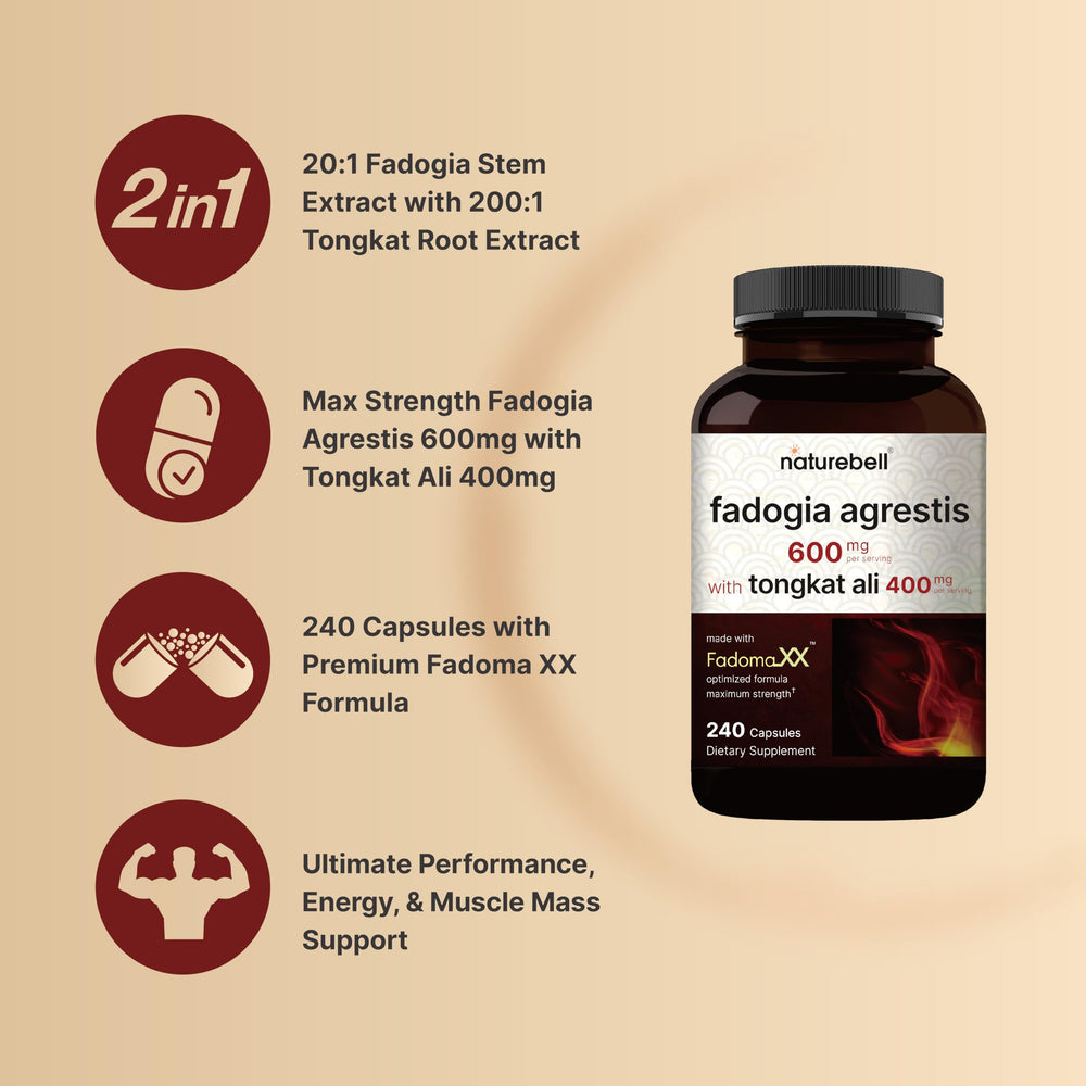 Tongkat Ali blend from NatureBell supports energy and performance.