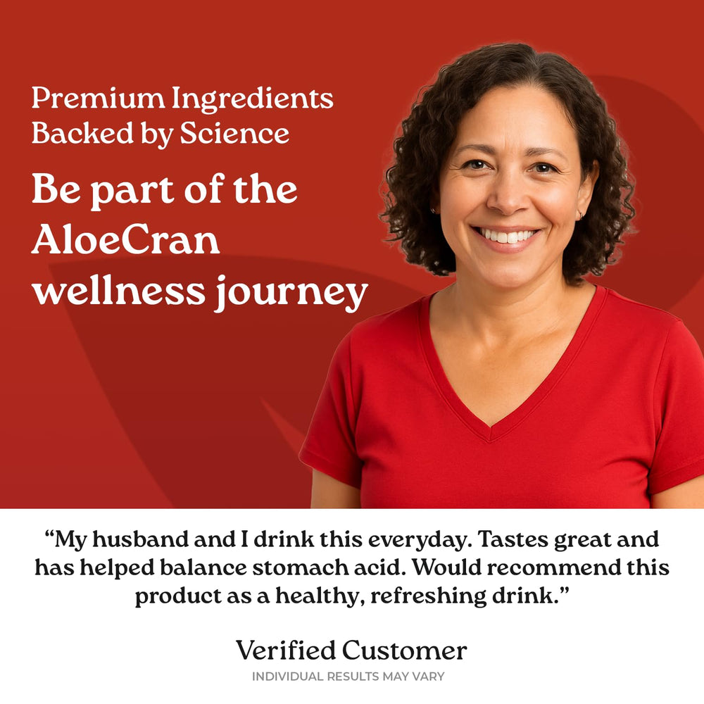 NatureCity AloeCran PACran cranberry powder highlights urinary health support