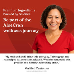 NatureCity AloeCran PACran cranberry powder highlights urinary health support