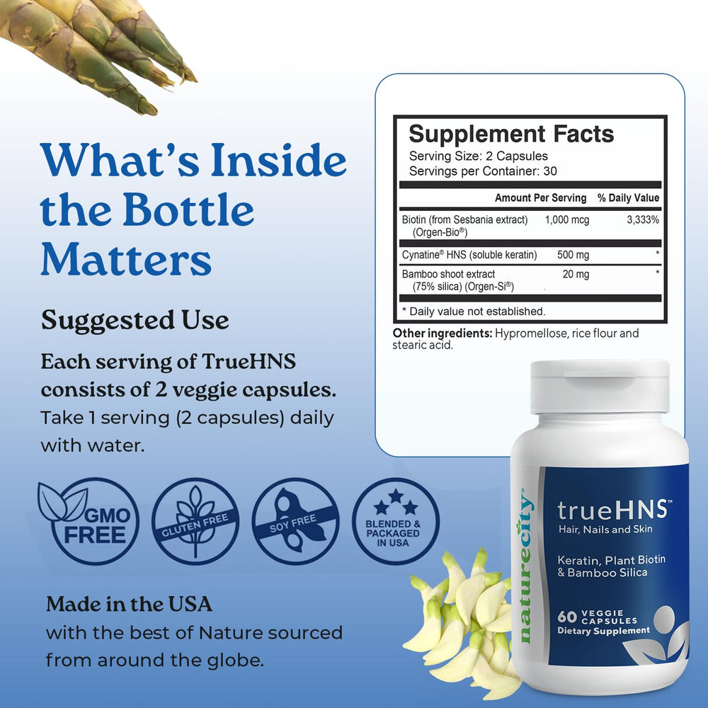 NatureCity True-HNS nails appear smooth and lustrous in close-up.