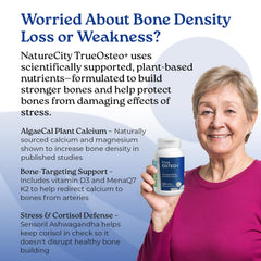 NatureCity True-Osteo+ organic algaeCal component highlighted for calcium supply