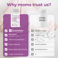 NatureGenX Methyl Prenatal ginger ingredient image signaling morning comfort.