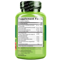 Naturelo grape seed, eyebright, and goji extracts for eye comfort.