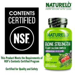 Naturelo marine algae calcium source information on the bottle