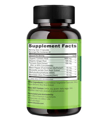 Naturelo MSM sulfur-form capsules suggest flexible joint tissue maintenance.