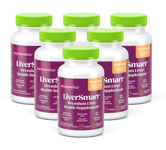 Naturenetics Milk Thistle bottle with artichoke and dandelion for daily liver support.