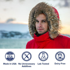 NatureMyst third-party tested seal highlights purity, potency, and transparency.