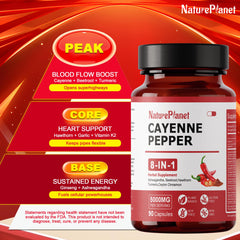 Packshot of NaturePlanet Vascu Flow showing quality USA production standards.