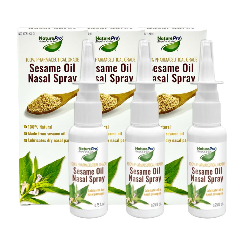 NaturePro bottle in use for gentle nasal hydration